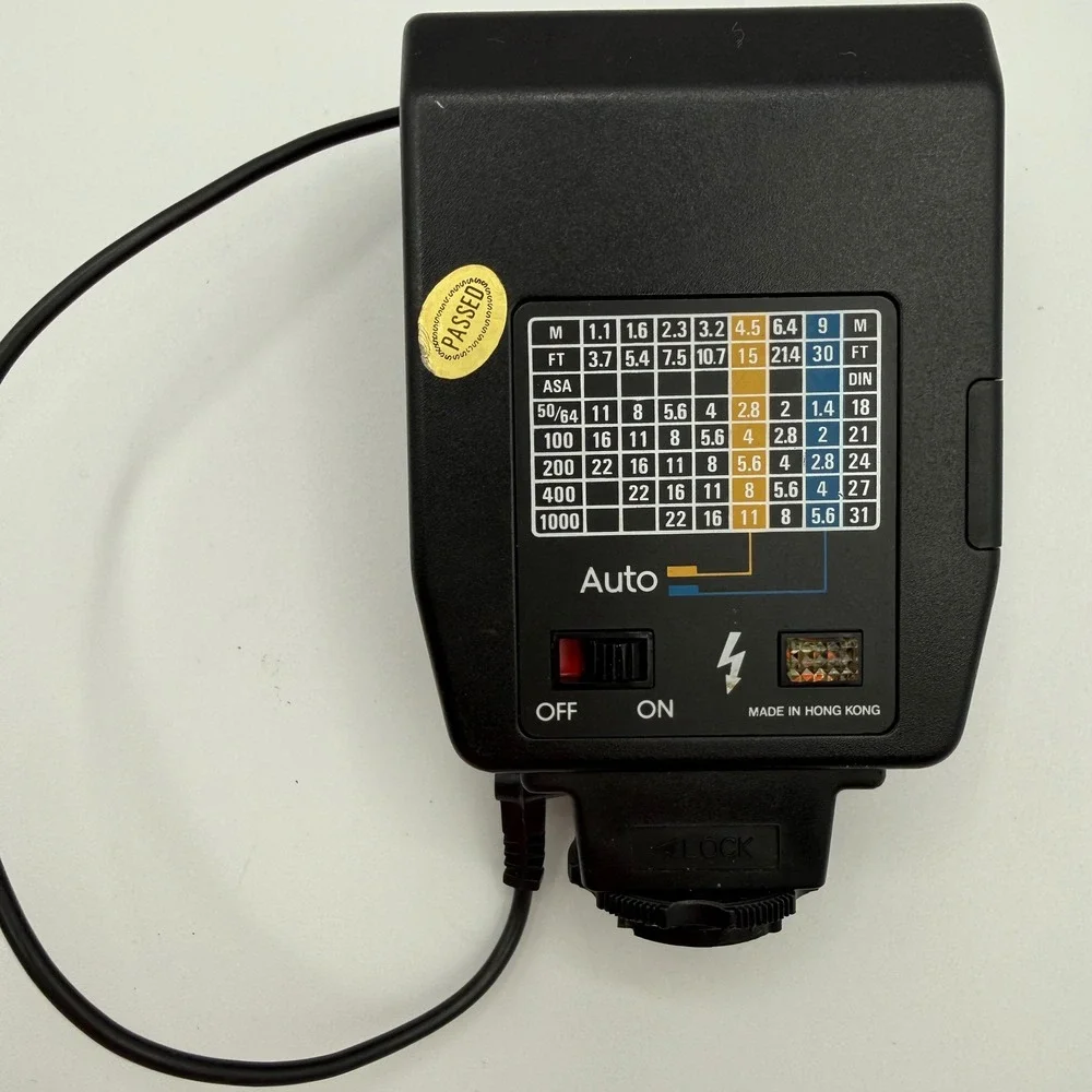 Promaster FA 1000 Electronic Flash Unit Hot Shoe Mount-Tested and Working